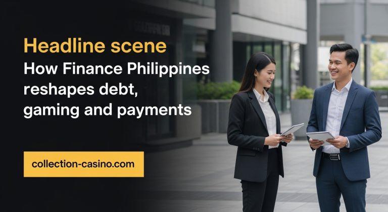 Infographic on Philippine finance and gaming sector trends