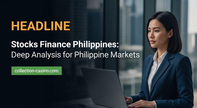 Philippine finance and stock market analysis concept art.