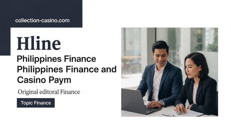 Philippines finance and casino payments cashless transactions concept