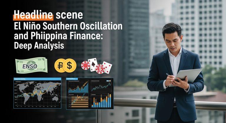 Infographic showing ENSO impacts on Philippine finance and gaming
