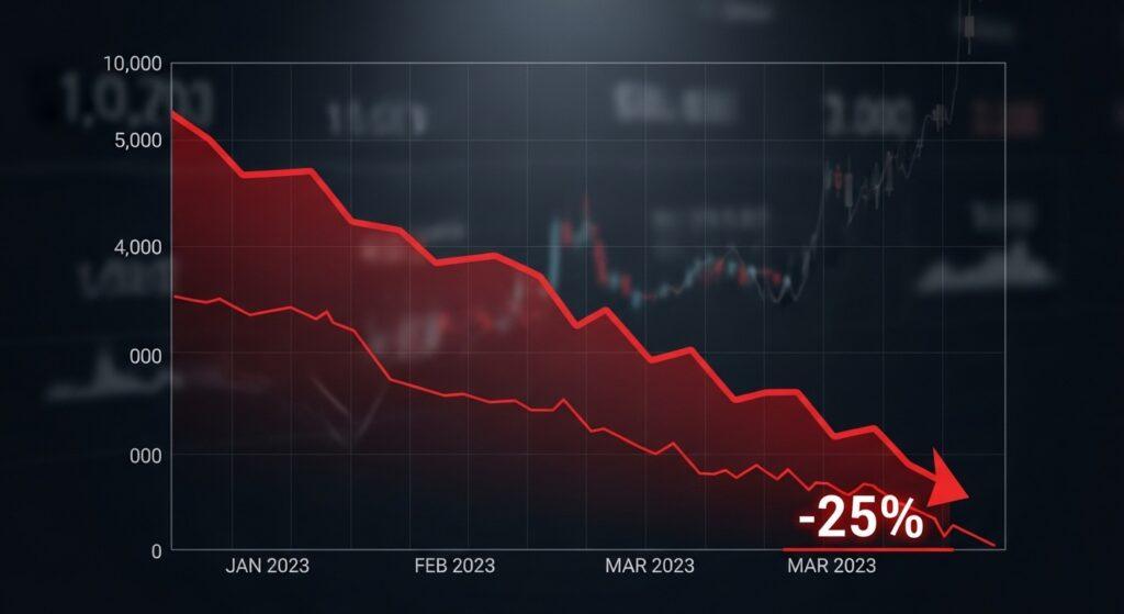 stock market loss mistake chart